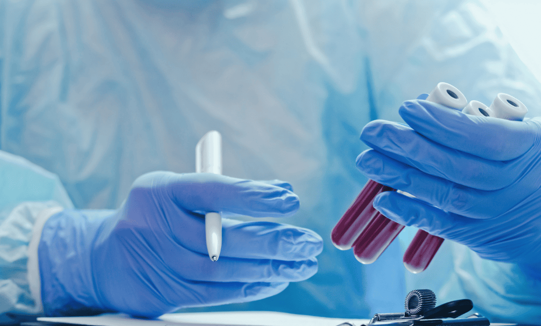 Physical exam and blood tests